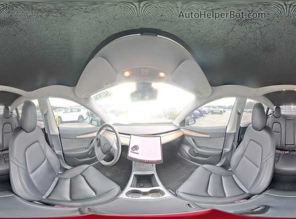 5YJ3E1EB5NF123767 2022 TESLA MODEL Charcoal VIN sticker view