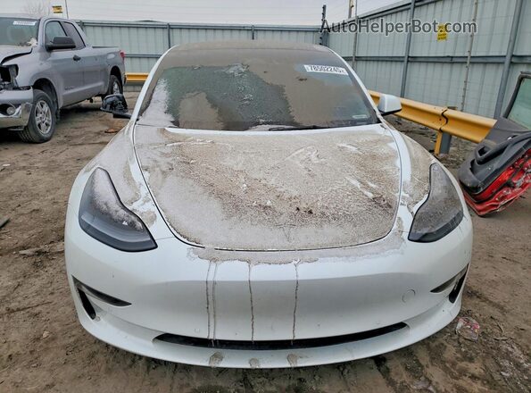 5YJ3E1EB5NF176436 2022 TESLA MODEL Белый Вид спереди
