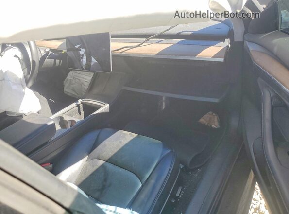 5YJ3E1EB5NF204834 2022 TESLA MODEL Серый Вид панели приборов