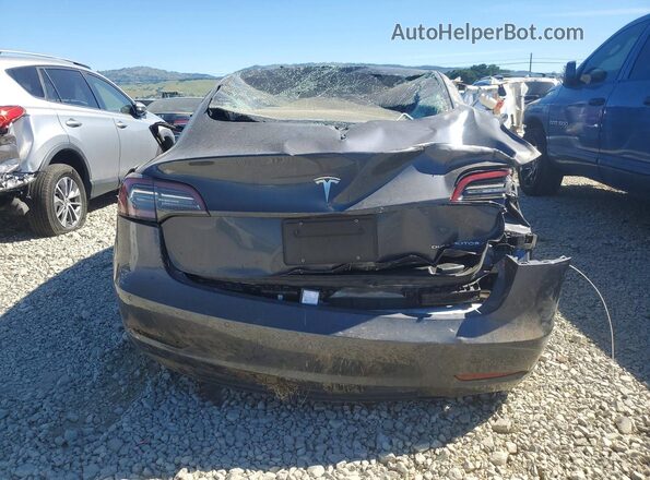 5YJ3E1EB5NF204834 2022 TESLA MODEL Серый Вид сзади