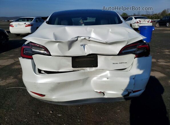5YJ3E1EB5NF227076 2022 TESLA MODEL Белый Вид сзади