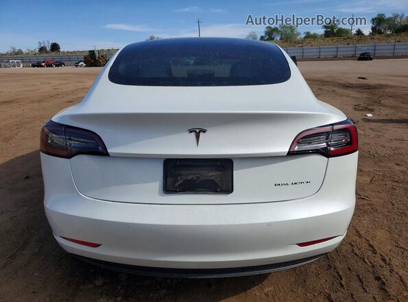 5YJ3E1EB5NF264354 2022 TESLA MODEL Белый Вид сзади