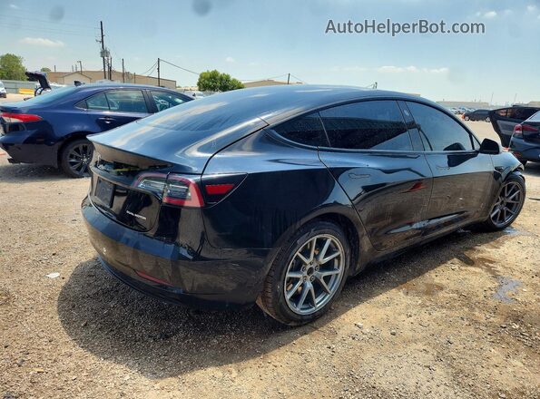 5YJ3E1EB5NF289593 2022 TESLA MODEL Black Tył prawy