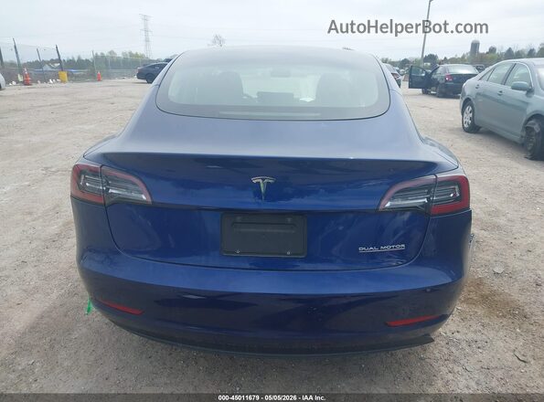 5YJ3E1EB6KF413396 2019 TESLA MODEL 3 Синий 