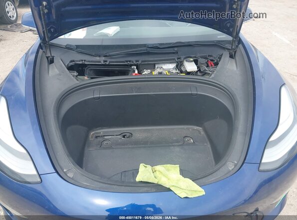 5YJ3E1EB6KF413396 2019 TESLA MODEL 3 Синий Вид сзади
