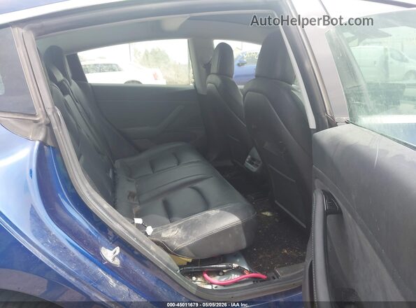 5YJ3E1EB6KF413396 2019 TESLA MODEL 3 Синий Вид наклейки с VIN-кодом