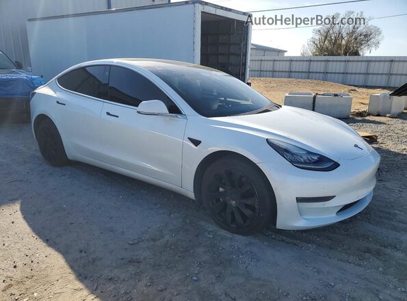 5YJ3E1EB6LF606939 2020 TESLA MODEL Белый Передняя правая четверть