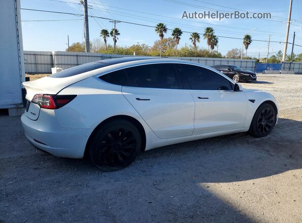 5YJ3E1EB6LF606939 2020 TESLA MODEL Белый Задняя правая четверть