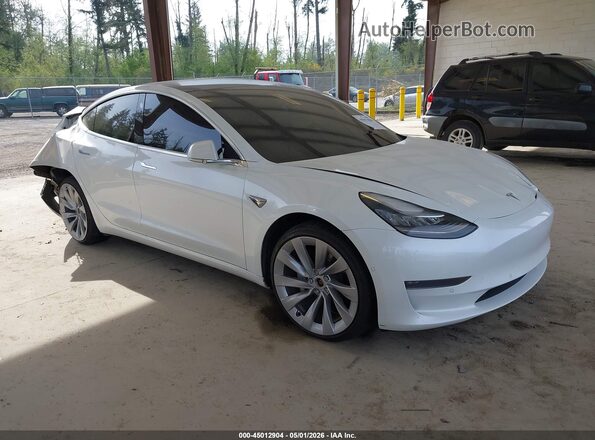 5YJ3E1EB6LF620954 2020 TESLA MODEL 3 Белый Передняя правая четверть