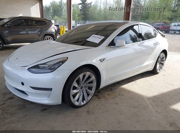 5YJ3E1EB6LF620954 2020 TESLA MODEL 3 Белый Передняя левая четверть