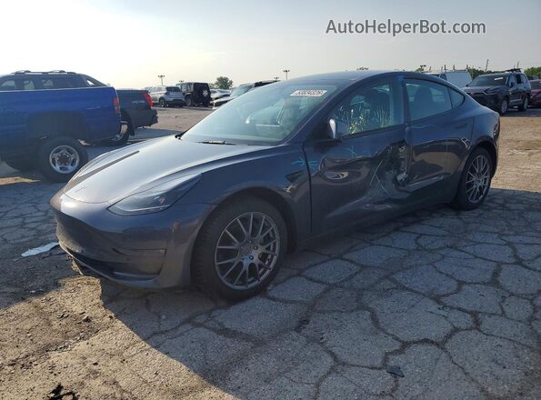 5YJ3E1EB6NF184433 2022 TESLA MODEL Gray Przód lewy