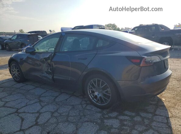 5YJ3E1EB6NF184433 2022 TESLA MODEL Gray Tył lewy