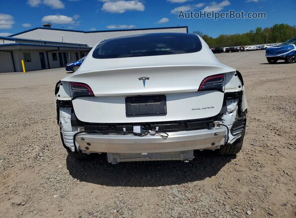 5YJ3E1EB6NF199899 2022 TESLA MODEL Белый Вид сзади