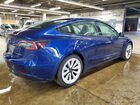 2022 Tesla Model 3 Синий vin: 5YJ3E1EB6NF290588