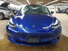 2022 Tesla Model 3 Синий vin: 5YJ3E1EB6NF290588