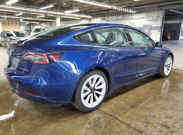 5YJ3E1EB6NF290588 2022 TESLA MODEL Синий 