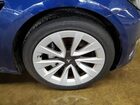 2022 Tesla Model 3 Синий vin: 5YJ3E1EB6NF290588 Damage: Right Front Wheel, Curb Rash, > 12 Inches