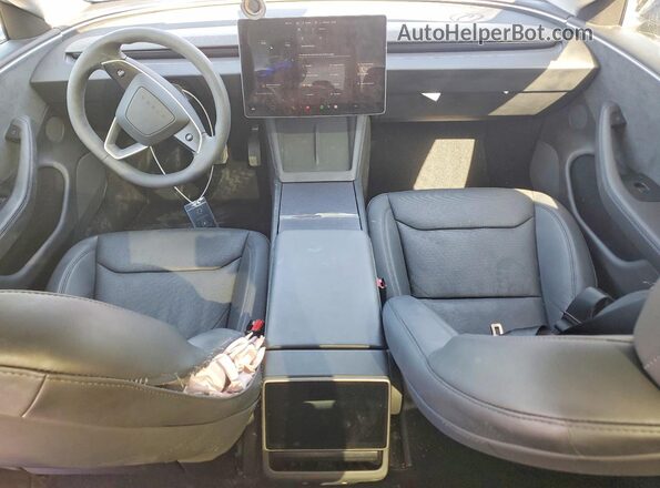 5YJ3E1EB6RF718522 2024 TESLA MODEL Blue წინა პანელის ხედი
