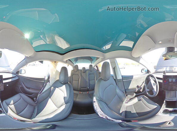 5YJ3E1EB6RF718522 2024 TESLA MODEL Blue VIN კოდის სტიკერის ხედი