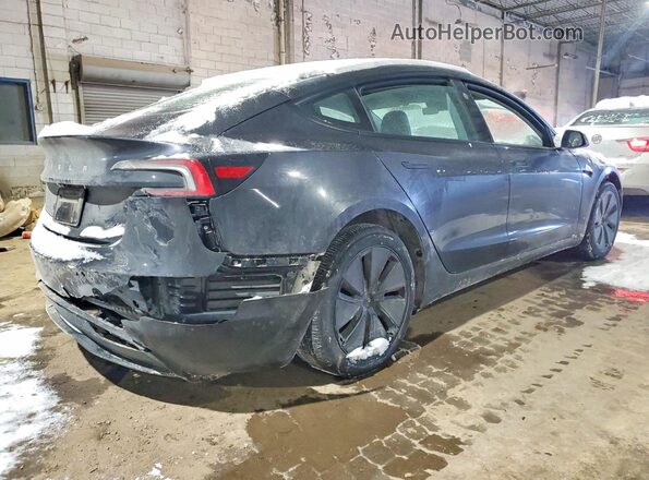 5YJ3E1EB6SF902168 2025 TESLA MODEL Угольный Задняя правая четверть