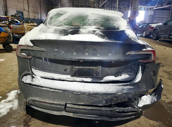 5YJ3E1EB6SF902168 2025 TESLA MODEL Угольный Вид сзади