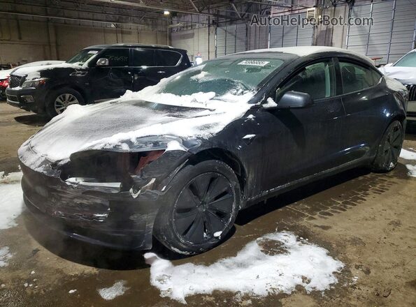 5YJ3E1EB6SF902168 2025 TESLA MODEL Угольный Передняя левая четверть