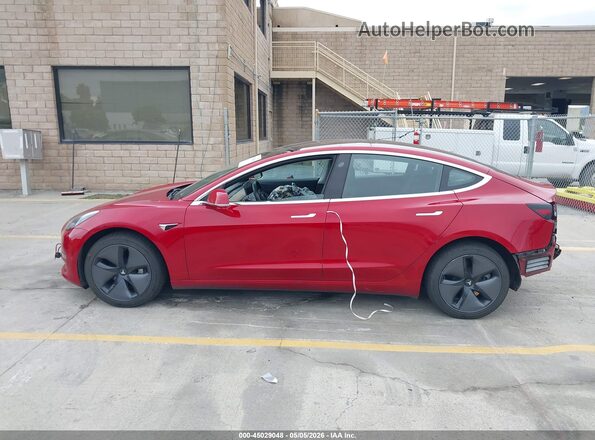 5YJ3E1EB7JF085002 2018 TESLA MODEL 3 Красный Панорамный вид салона 360°