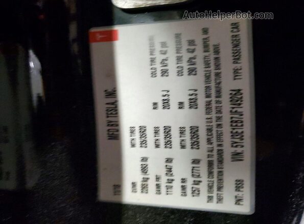 5YJ3E1EB7JF149264 2018 TESLA MODEL Black Вид підкапотного простору