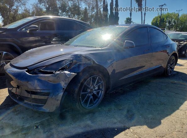 5YJ3E1EB7KF205463 2019 TESLA MODEL Серый Передняя левая четверть