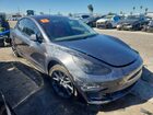 2019 Tesla Model 3 Серый vin: 5YJ3E1EB7KF205463 Damage: Right Front Tire, Flat, Repair Required