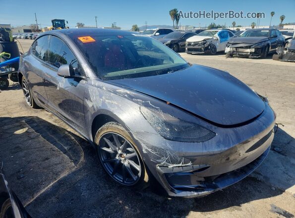 5YJ3E1EB7KF205463 2019 TESLA MODEL Серый 