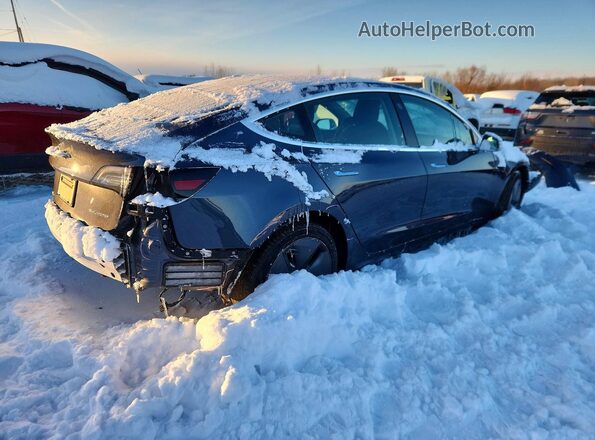 5YJ3E1EB7KF386242 2019 TESLA MODEL Серый Задняя правая четверть
