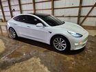 2019 Tesla Model 3 White vin: 5YJ3E1EB7KF413665