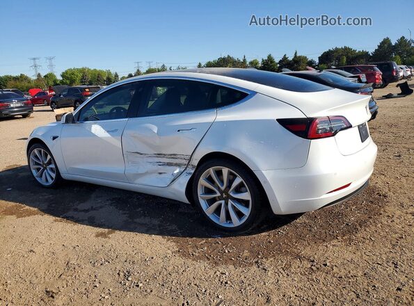 5YJ3E1EB7KF469394 2019 TESLA MODEL Белый Задняя левая четверть