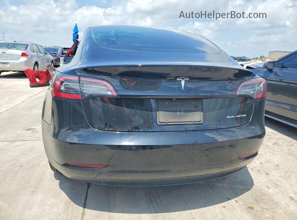 5YJ3E1EB7LF636662 2020 TESLA MODEL Черный Вид сзади