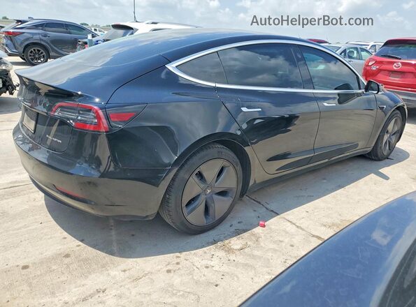 5YJ3E1EB7LF636662 2020 TESLA MODEL Черный Задняя правая четверть