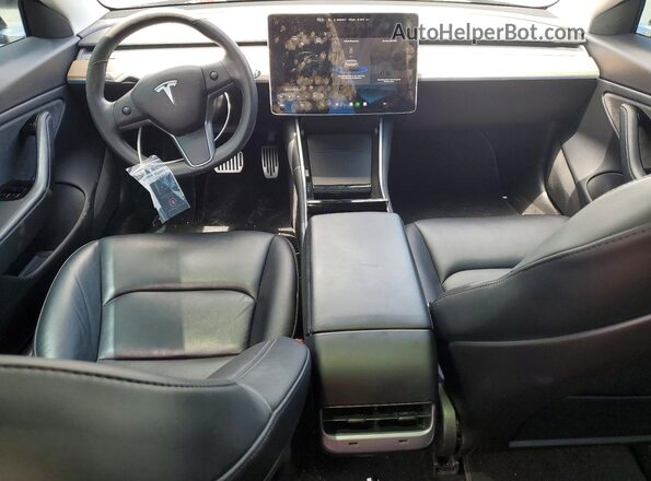 5YJ3E1EB7LF636662 2020 TESLA MODEL Черный Вид панели приборов