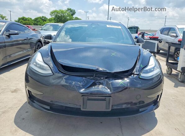5YJ3E1EB7LF636662 2020 TESLA MODEL Черный Вид спереди