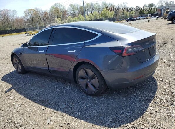 5YJ3E1EB7LF790322 2020 TESLA MODEL Gray Trasero izquierdo