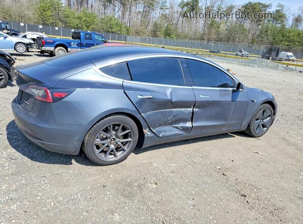 5YJ3E1EB7LF790322 2020 TESLA MODEL Gray Trasero derecho