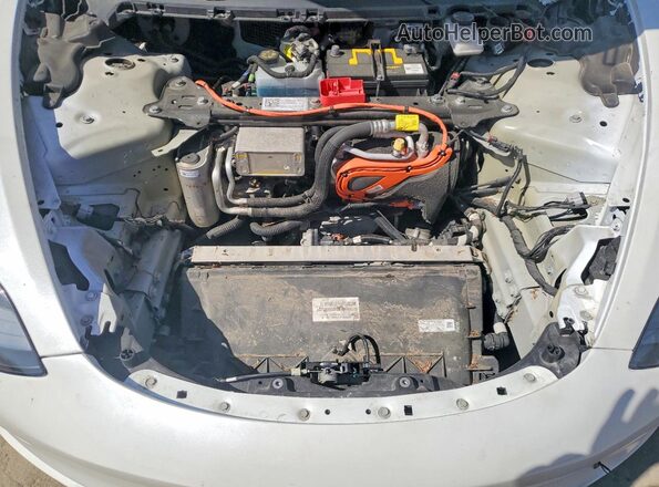 5YJ3E1EB7MF049640 2021 TESLA MODEL Белый Вид задней части салона