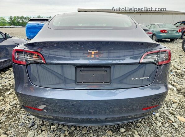 5YJ3E1EB7MF836782 2021 TESLA MODEL Серый Вид сзади