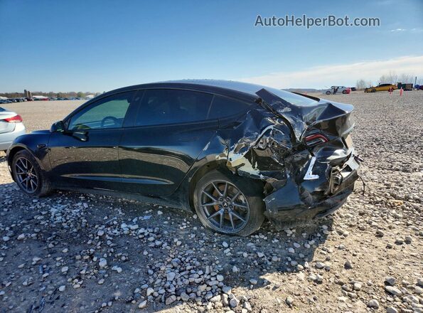 5YJ3E1EB7MF861956 2021 TESLA MODEL Черный Задняя левая четверть
