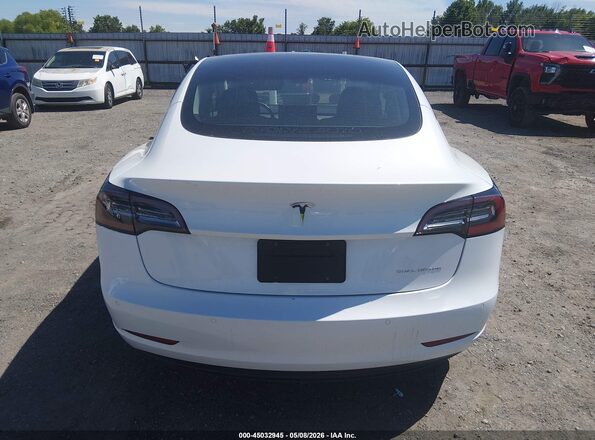 5YJ3E1EB7NF286498 2022 TESLA MODEL 3 White 