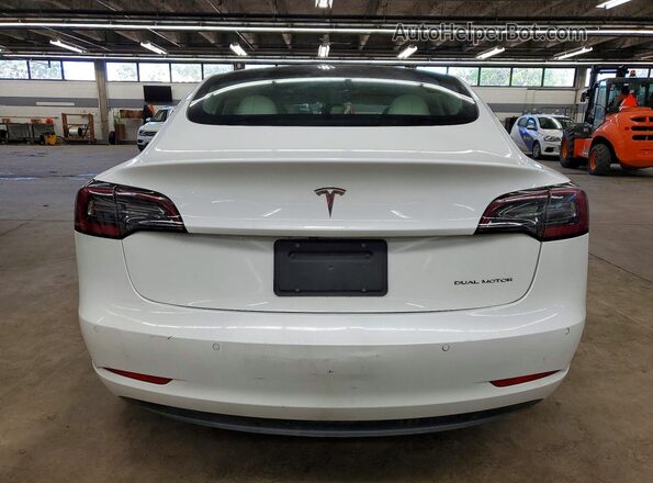 5YJ3E1EB7NF349616 2022 TESLA MODEL White უკანა ხედი