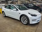 2022 Tesla Model 3 White vin: 5YJ3E1EB7NF349616