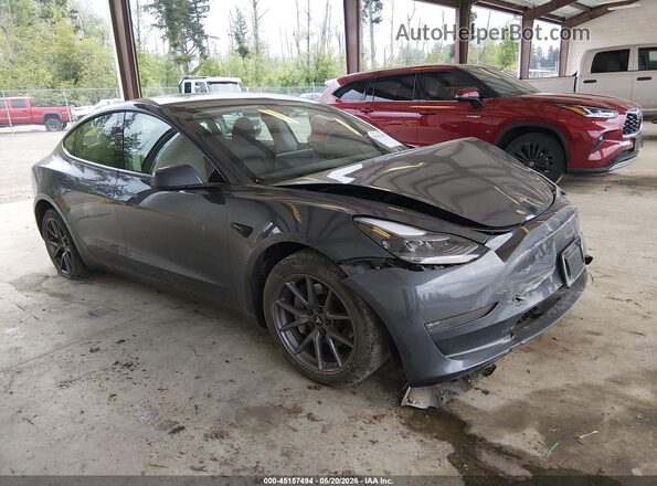 5YJ3E1EB7PF630723 2023 TESLA MODEL 3 Серый Передняя правая четверть