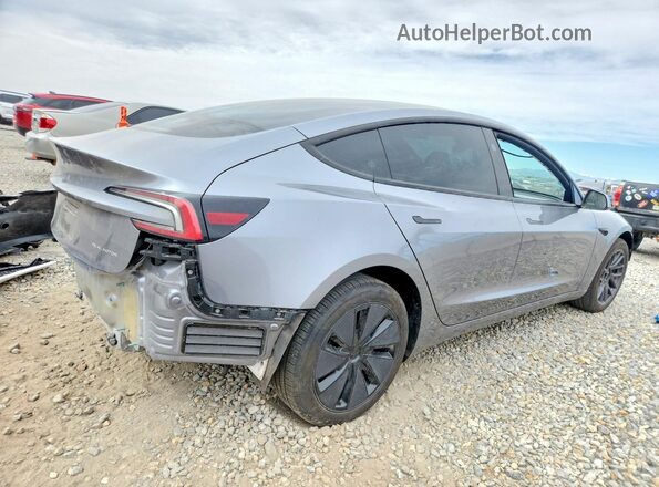 5YJ3E1EB7SF004453 2025 TESLA MODEL Серый Задняя правая четверть