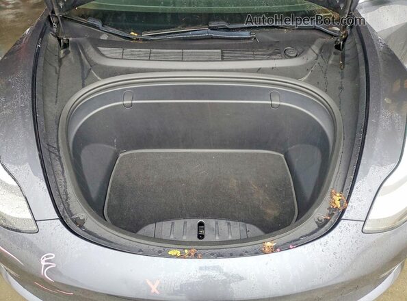 5YJ3E1EB8JF083081 2018 TESLA MODEL Серый Вид задней части салона