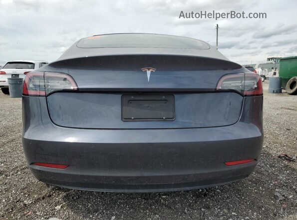 5YJ3E1EB8LF710879 2020 TESLA MODEL Серый Вид сзади